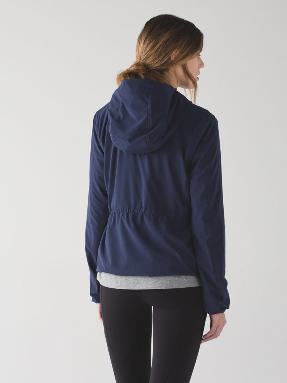 Lululemon Belle Hooded Zip Jacket Deep Indigo Size 8 - Picture 2 of 10